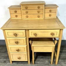 Bespoke Artisan Made Solid Maple Crafter's Desk & Stool Gilbert Crawford 2007