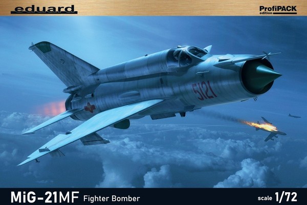 MW22 Eduard 70142 MIG-21MF Fighter Bomber 1/72 Plastic Kit New 8/2023-image