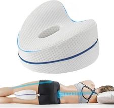 Leg Pillow, Knee Pillow for Side Sleepers, Leg Pillows for Sleeping, Knee Cushio
