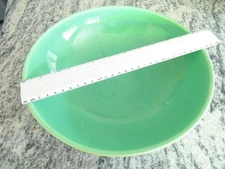 Vtg Gladding McBean California Art Pottery Green 11 x 3.5" Salad Bowl El Patio