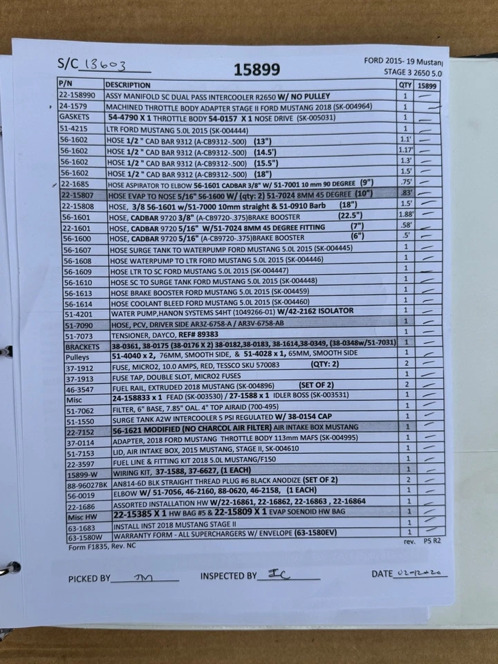 Edelbrock Stg 3 SIN SUPERCARGADOR 15899 15-20 Ford Mustang GT/350/Bullitt 5.0/5.2 Foto 3 de 4