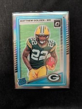 2025 Panini Donruss - Rated Rookie Matthew Golden #311 Optic Preview Holo Prizm