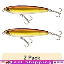 Hydro Pencil 5in 1oz Topwater Hard Bait Fishing Lure Rattle Treble Hooks New