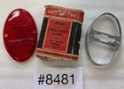 1931 1932 - 1936 Chevrolet Taillight Lens NOS Aftermarket Bowtie Bezel New #8481