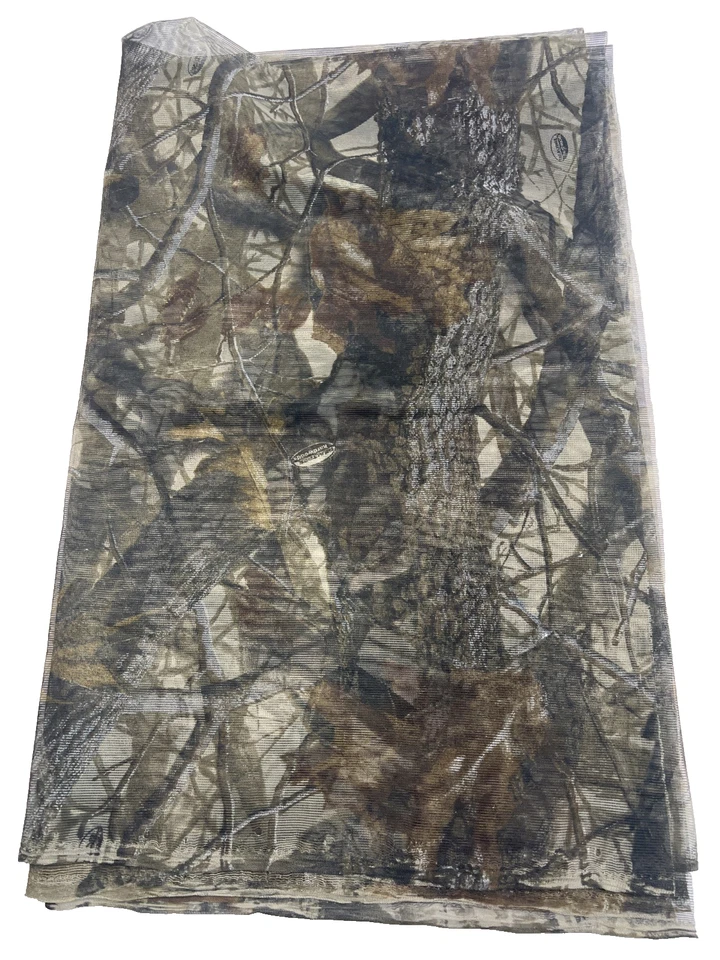 Camo Fabric Lot 3 Pieces: 1 Realtree Mesh  & 2 3-D Fabrics, 56"x72" Each NEW - Image 4 of 4