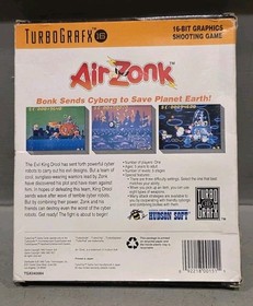 Air Zonk (TurboGrafx-16, TG16 1992) ORIGINAL BOX ONLY