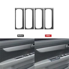 4x Carbon Fiber Inner Door Handle Cover Trim For Suzuki Grand Vitara 2006-2013 4x Carbon Fiber Inner Door Handle Cover Trim For Suzuki Grand Vitara 2006-2013