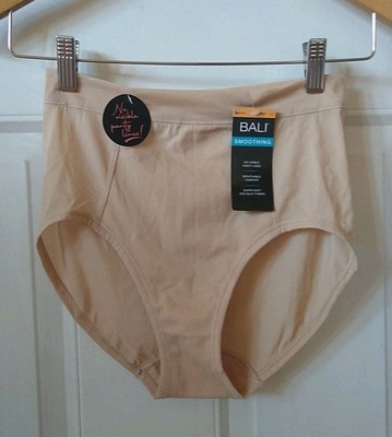 BALI NO VISIBLE PANTY LINES SMOOTHING BRIEF PANTY, SIZE L/7
