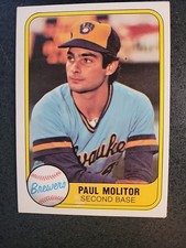 8 Mint Classic Paul Molitar 81, 82, 84
