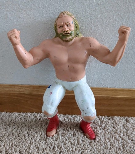 VINTAGE 1984 LJN WWF BIG JOHN STUDD 8 WRESTLING AC...