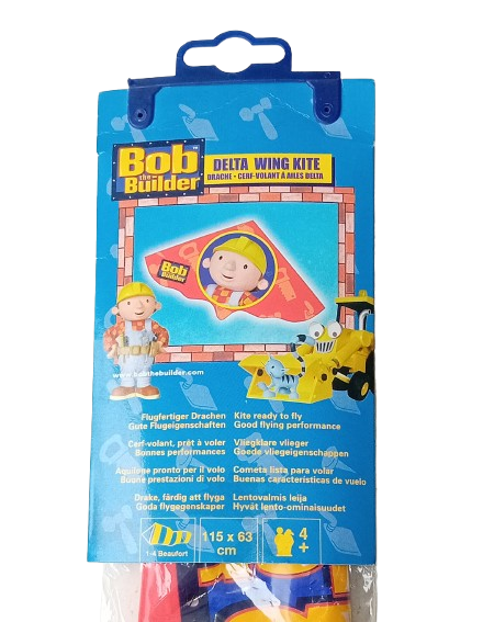 Bob the Builder BOBS DELTA WING KITE - 115 X 63cm Ready to Fly Kite 2000 BNIB