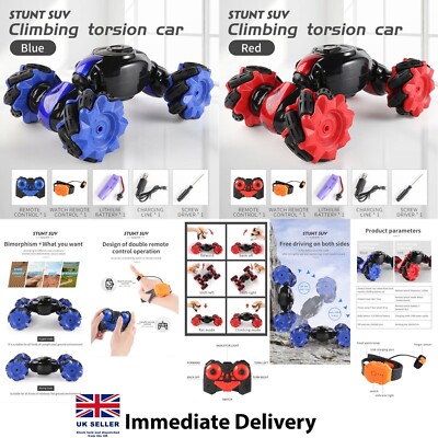 N4WD 360° RC Kinder Stunt Auto Fernbedienung Spielzeug Hand Gestenerfassung Offroad Auto
