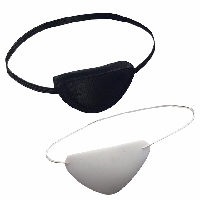 FABRIC/PVC MEDICAL EYEPATCH Washable Flexible Eye Patch Protection