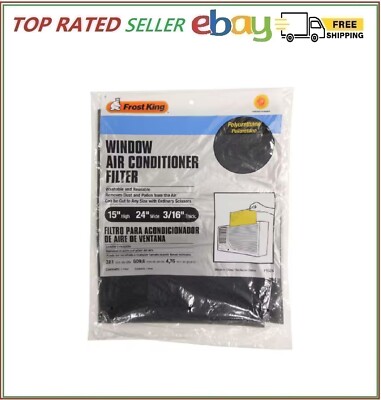 15 x 24 x 3/16 Air Conditioner Foam Filter - Efficient and Easy to Clean