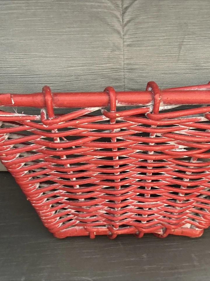 Vintage Palecek Wall Decorate Basket - Image 2 of 4