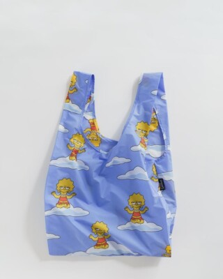 NWT Baggu X The Simpsons Lisa Standard Reusable Bag Tote Sold Out