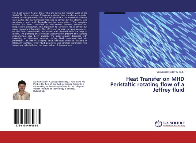 Heat Transfer On Mhd Peristaltic Rotating Flow of A Jeffrey Fluid von ...
