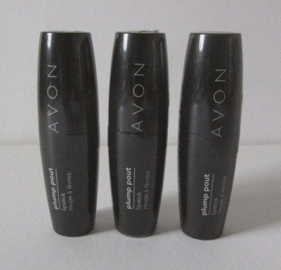 Avon Plump Pout 'Chilli' Lippenstift x 3 EINGESTELLT