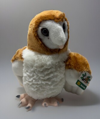 Barn Owl 12'' Wild Republic Stuffed Plush With Tags W