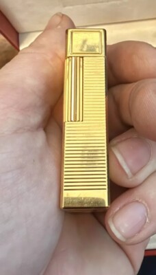 ST Dupont, Line 1, Ligne 1, Large, Gold Horizontal Lines | eBay