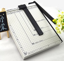 TAGLIERINA PROFESSIONALE CUTTER GHIGLIOTTINA METALLO LAMA PRECISIONE FOGLI A4 A5