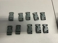 10 Pair Of USGI ITW Buckles Male/Female Foilage Green Military Grade Plastic