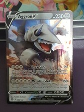 Pokemon Card AGGRON V 096/172 Brilliant Stars FULL ART