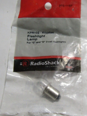 RadioShack KPR102 Krypton Flashlight Lamps 272-1157 New And Sealed
