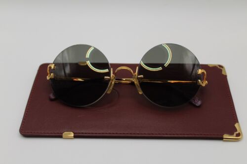 Vintage Cartier 'Portofino' Custom Madison Simple Lenses X Godron temples