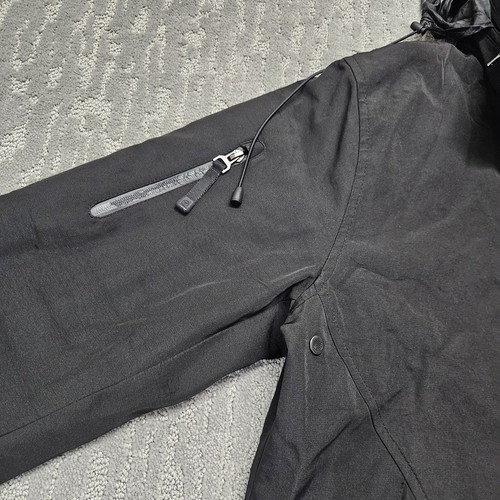 TUMI T Tech Black Micro Bonded Water Resistant Performance Travel Jacket Sz. M - Picture 5 of 16