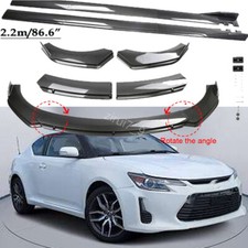 For Scion Front Lip Chin Bumper Splitter Body Kits 86.6 Side Skirt Carbon Style For Scion Front Lip Chin Bumper Splitter Body Kits 86.6 Side Skirt Carbon Style