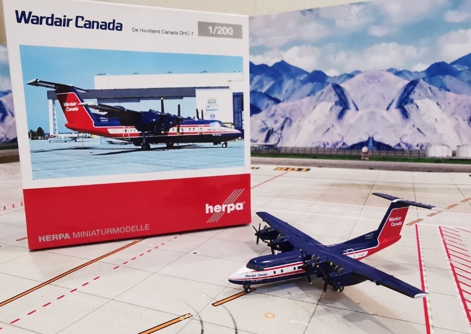 herpa Wardair Canada DHC-7 1/200 【公式通販】