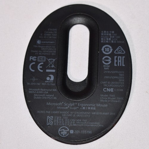 Microsoft L5V-00001 Sculpt Ergonomic Desktop Set - Black Missing Dongle 1224!!! - Picture 10 of 10