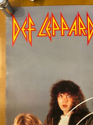 Def Leppard / Pyromania 1983 Japan Original Promo Poster B2
