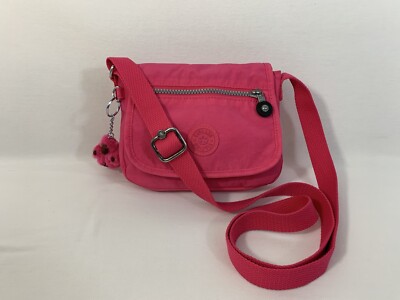 KIPLING ショルダーバッグ Kipling Sabian Pink Crossbody Small Bag Lightweight Purse Gorilla