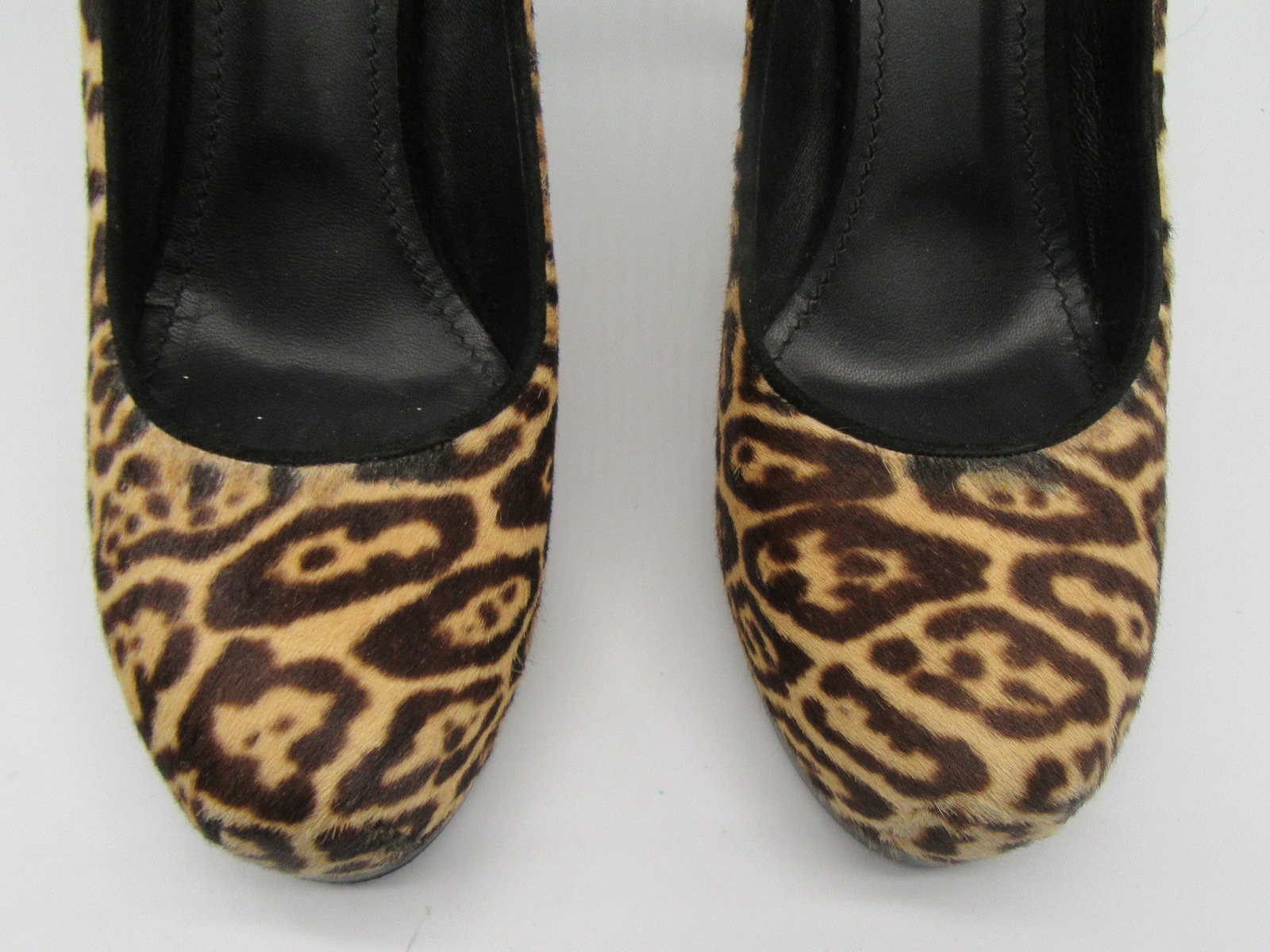 Pompe tribtoo capelli pony stampa leopardata Yves Saint Laurent taglia 39 5