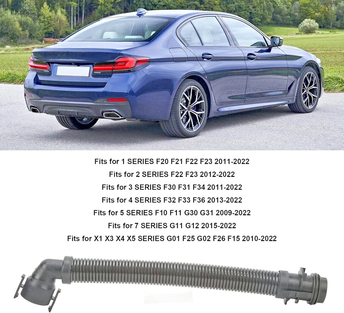 BMW Diesel Engine Intake Breather Pipe 8479957 BMW 1 2 3 4 5 7 X 
