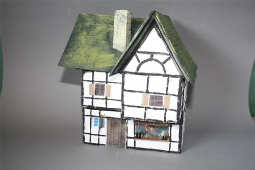1657 half-timbered house Poign, cobbler Willibald Weisser in Kaltenburg, for 7 cm collector's item
