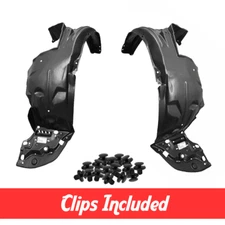 Driver & Passenger Side Fender Liner Set w/ Clips For 2009-2011 Honda Fit Sport