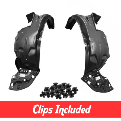 Front Left Driver Side Fender Liner w/ Clips For 2009-2011 Acura TL AC1248125