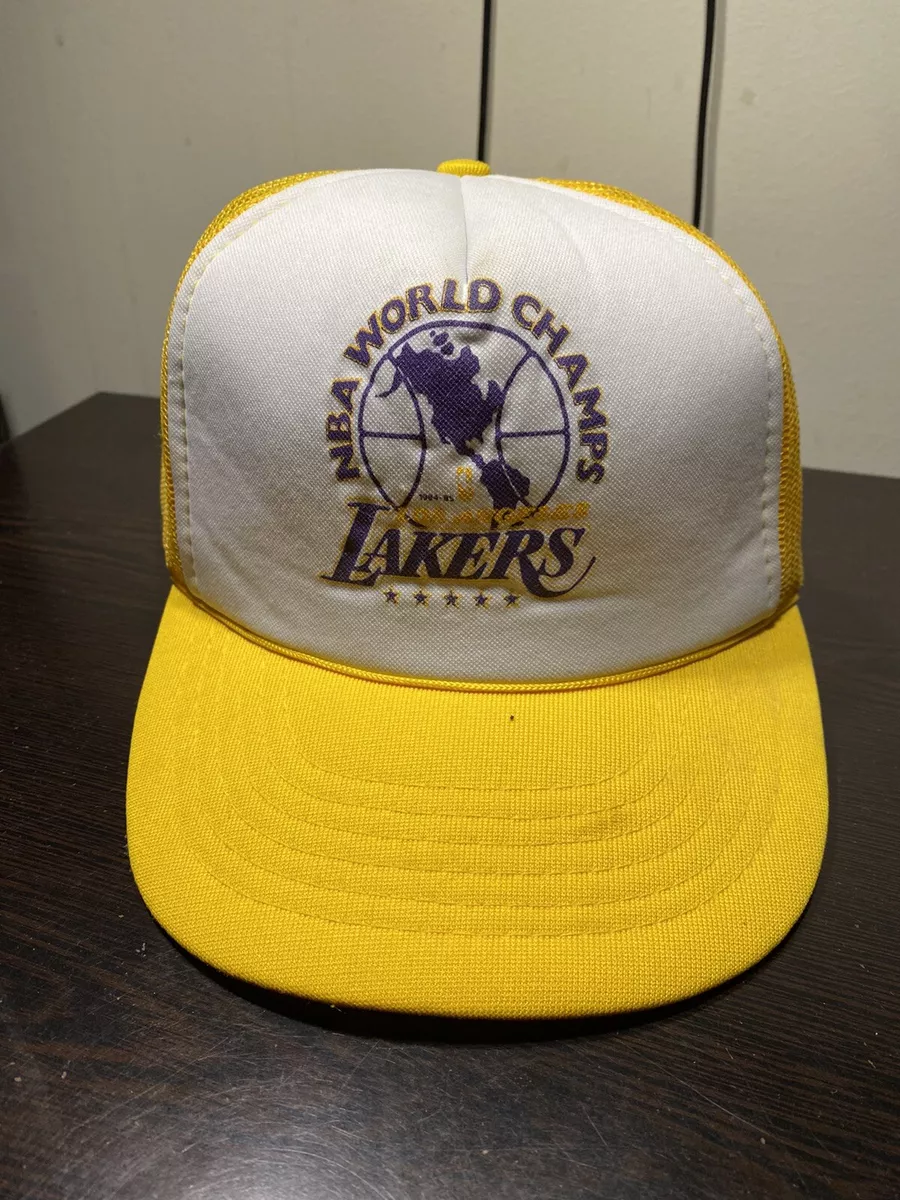 Los Angeles Lakers Championship Hat Vintage