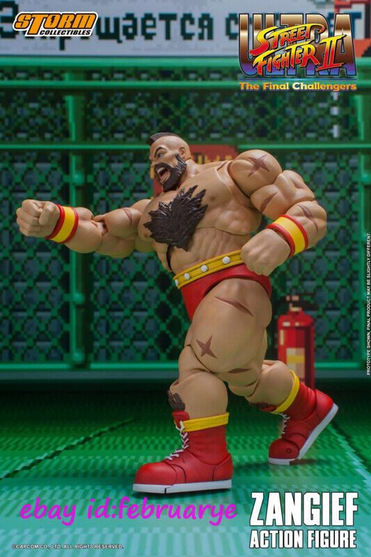 Ultra Street Fighter II Zangief 1:12 Action Figure - 2021 Event Exclusive