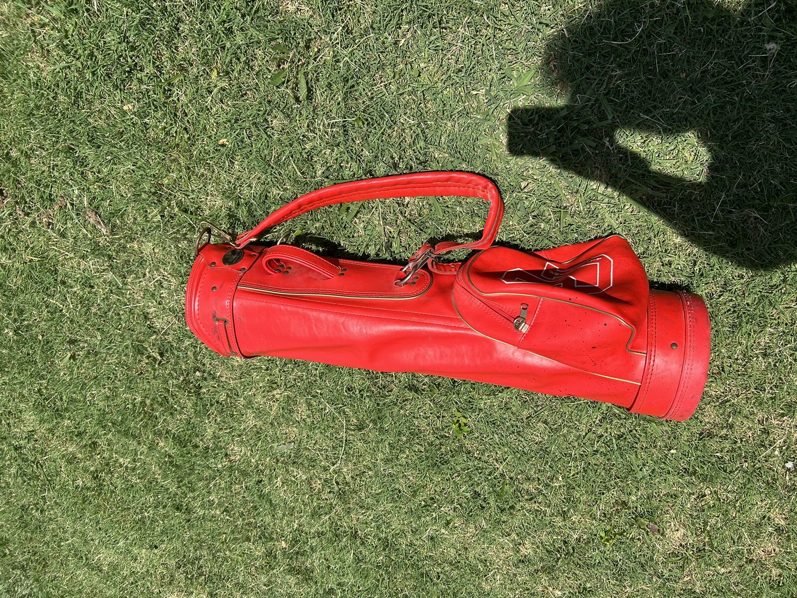 Walter Hagen OU Oklahoma Sooners Vintage All Red Golf Bag Rare
