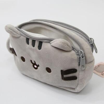 Plüsch Federmäppchen große Kapazität Reißverschluss Federtasche entzückende Katze Kosmetik