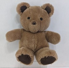 Vtg 1982 Dakin Light Brown Teddy Bear Plush Stuffed Animal 13.5 Inches Pre-Owned
