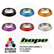 Hope Pick'n'Mix Lower Assembly K Headset S.H.I.S. ZS66/45.8 1.8" Integral - New