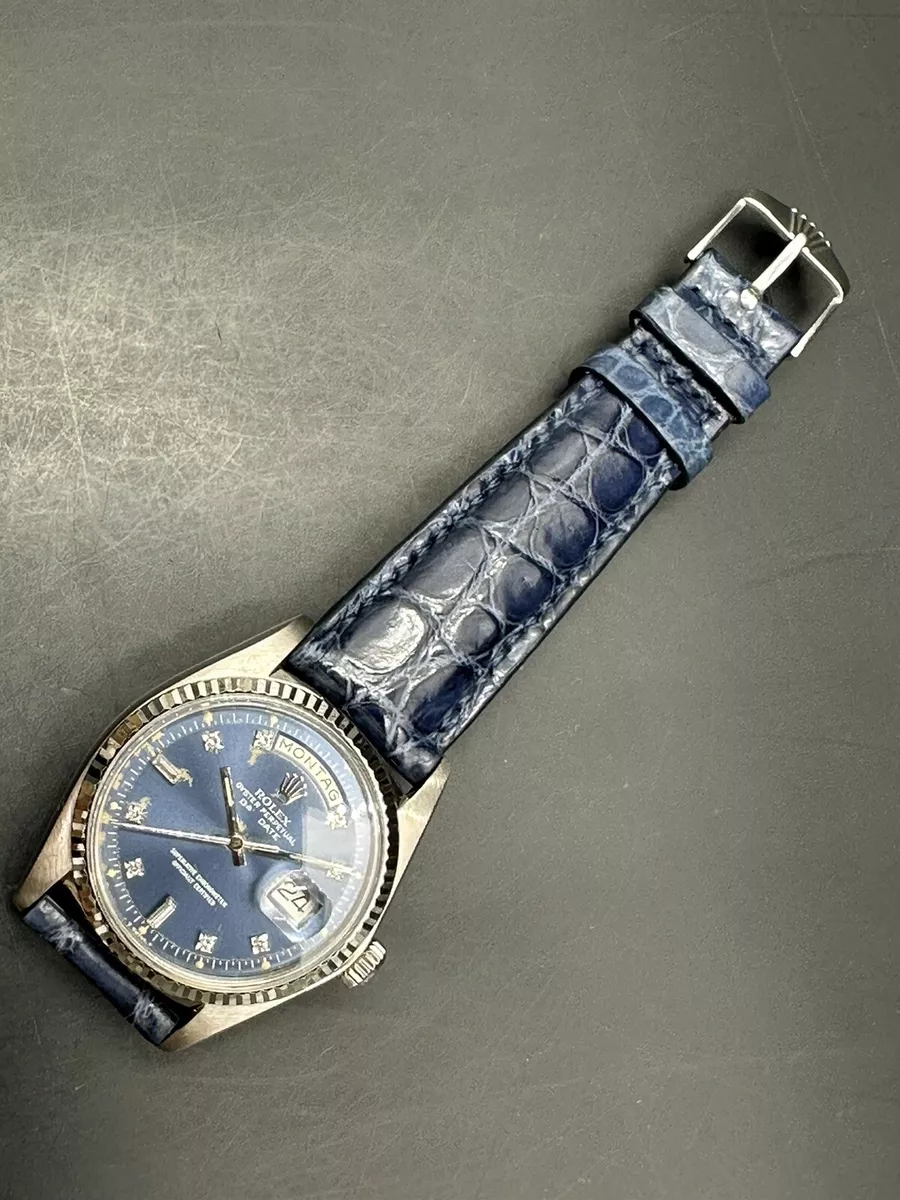 RELOJ PRESIDENCIAL ROLEX 1974 DE COLECCI N D A FECHA 18KT WG REF 1803