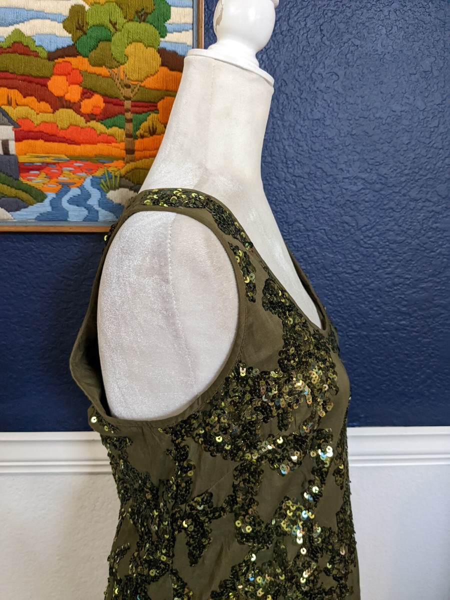 j crew green sequin dress Mini Sheath Dress In Sequin Tweed For Women