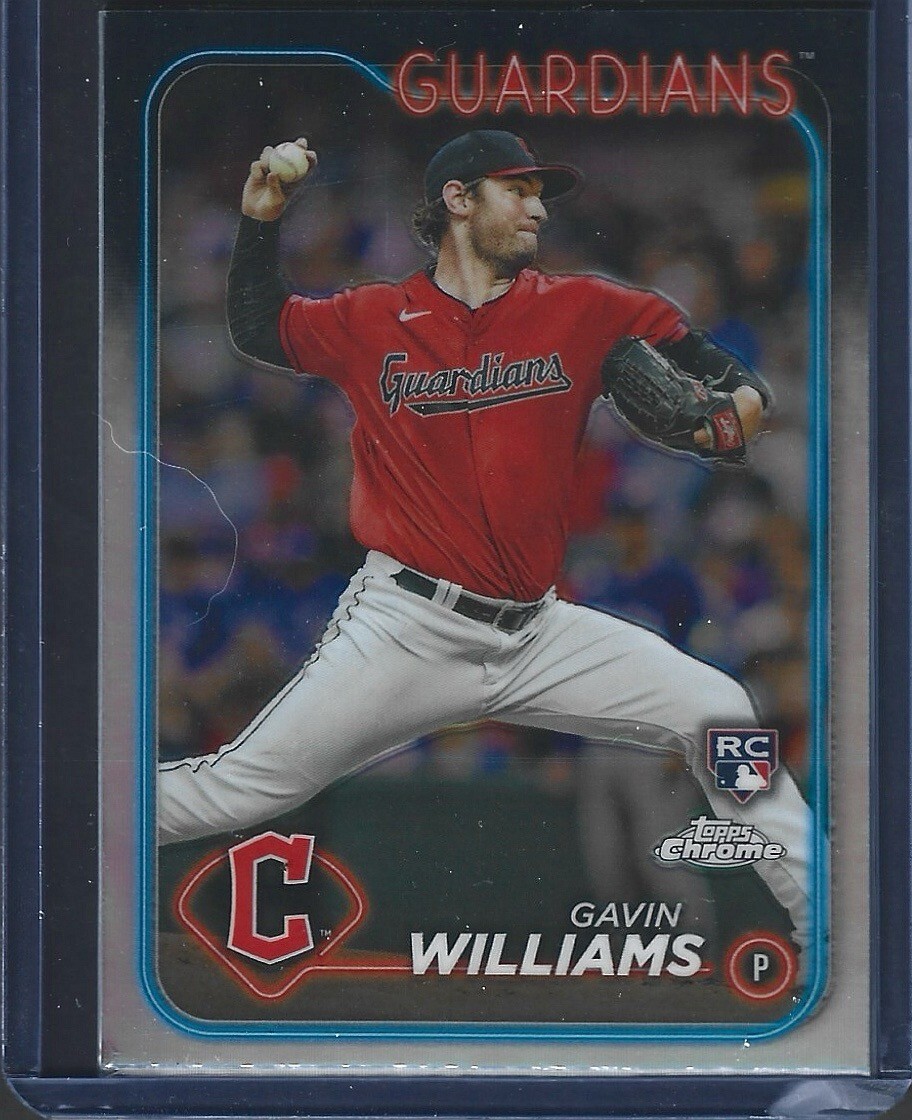 2024 Topps Chrome - #15 Gavin Williams (RC) Refracror