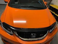 Smoke Carflector Hood Protector Bug Shield Deflector for 2012-2014 Honda Civic